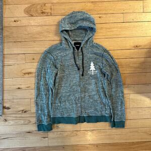 L Burton Snowboard Ski Zip-up Hoodie